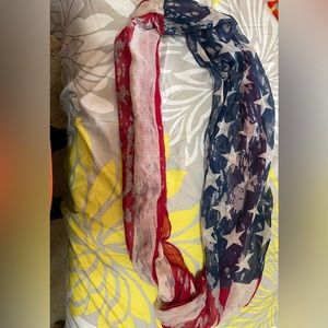 American Flag Infinity Scarf